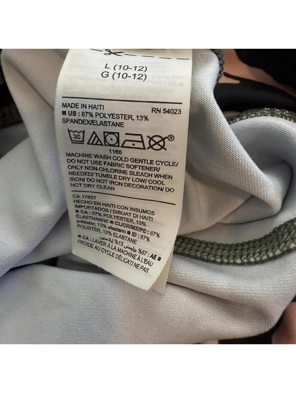 Old Navy Active Girls Size Large (10/12) Camo Leggings Activewear